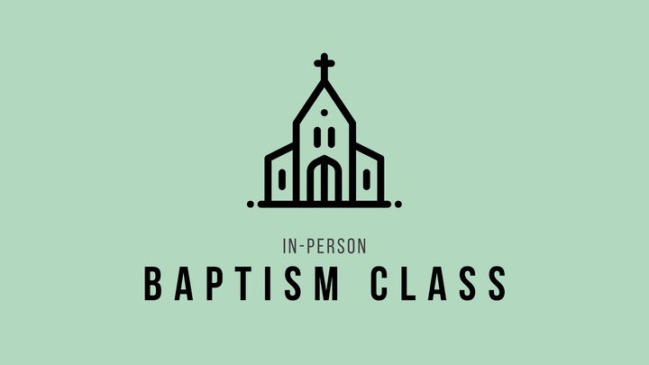 Baptism Class (English) logo