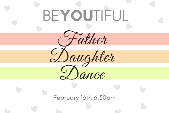 Fatherdaughterdance postcard