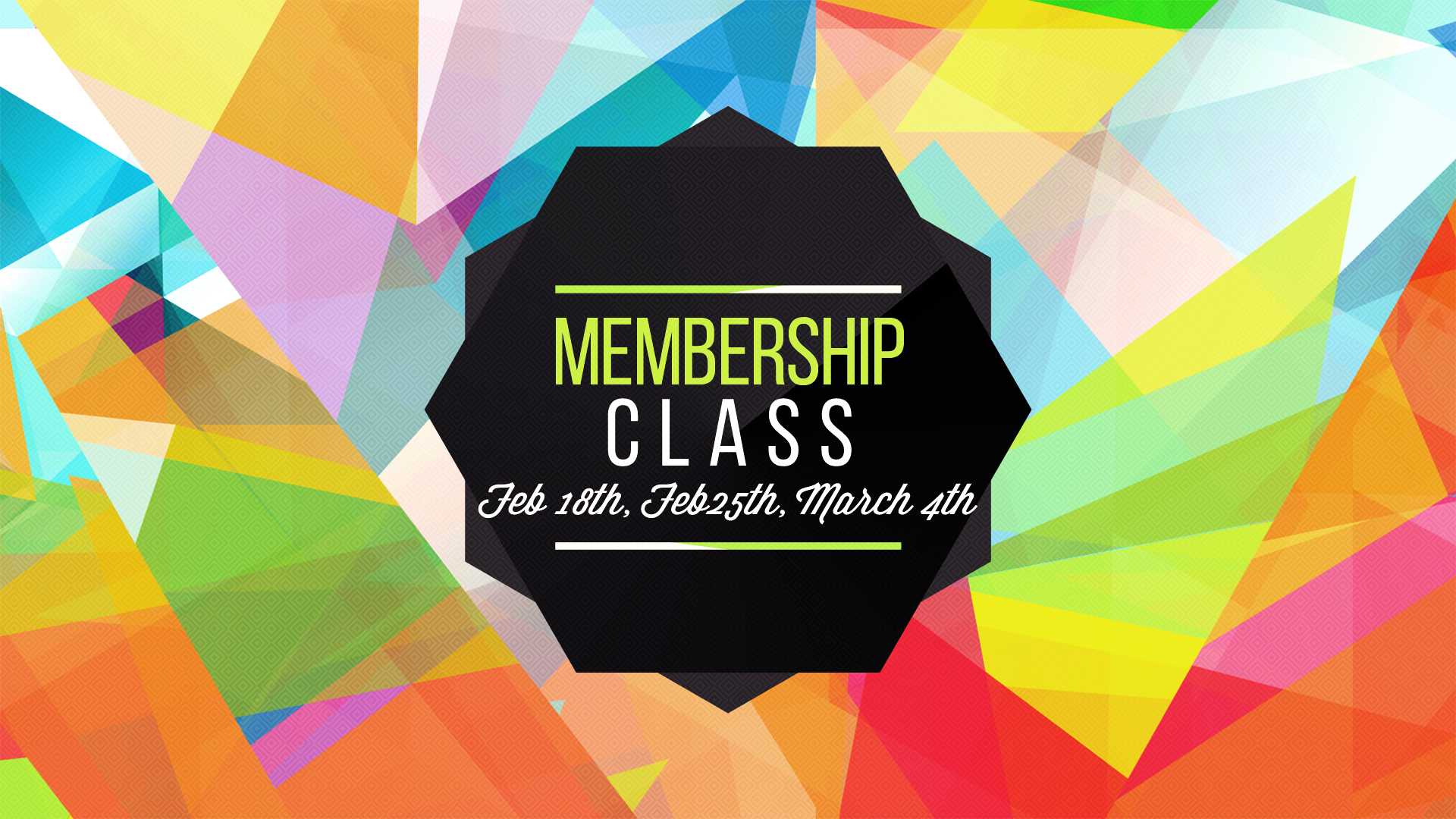 Membership classes church powerpoint presentation