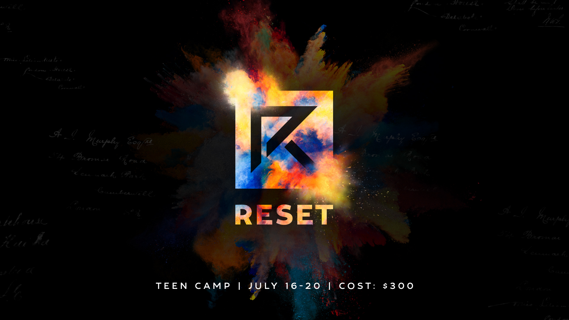 Reset18 screen