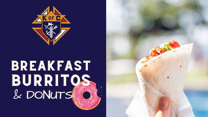 Knights of Columbus Burritos & Donuts logo