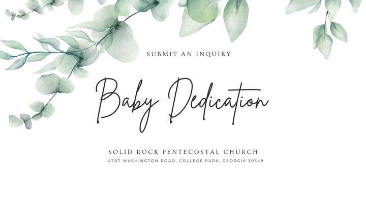 Baby Dedication Inquiry logo