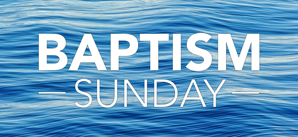 Baptism sunday logo