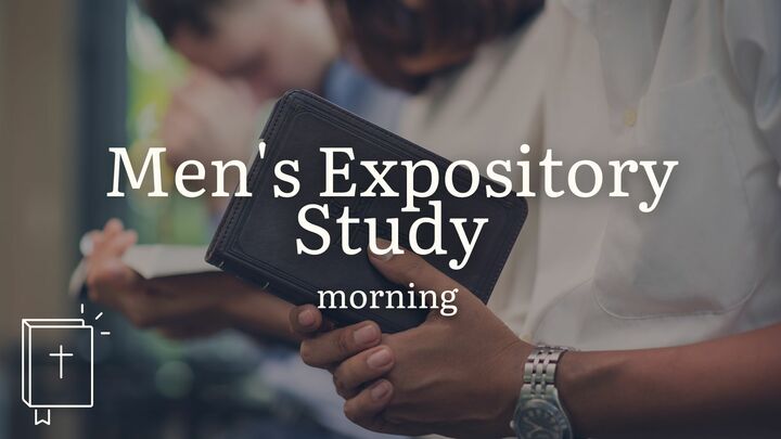 Men's Expository Study Thursday morning: John logo