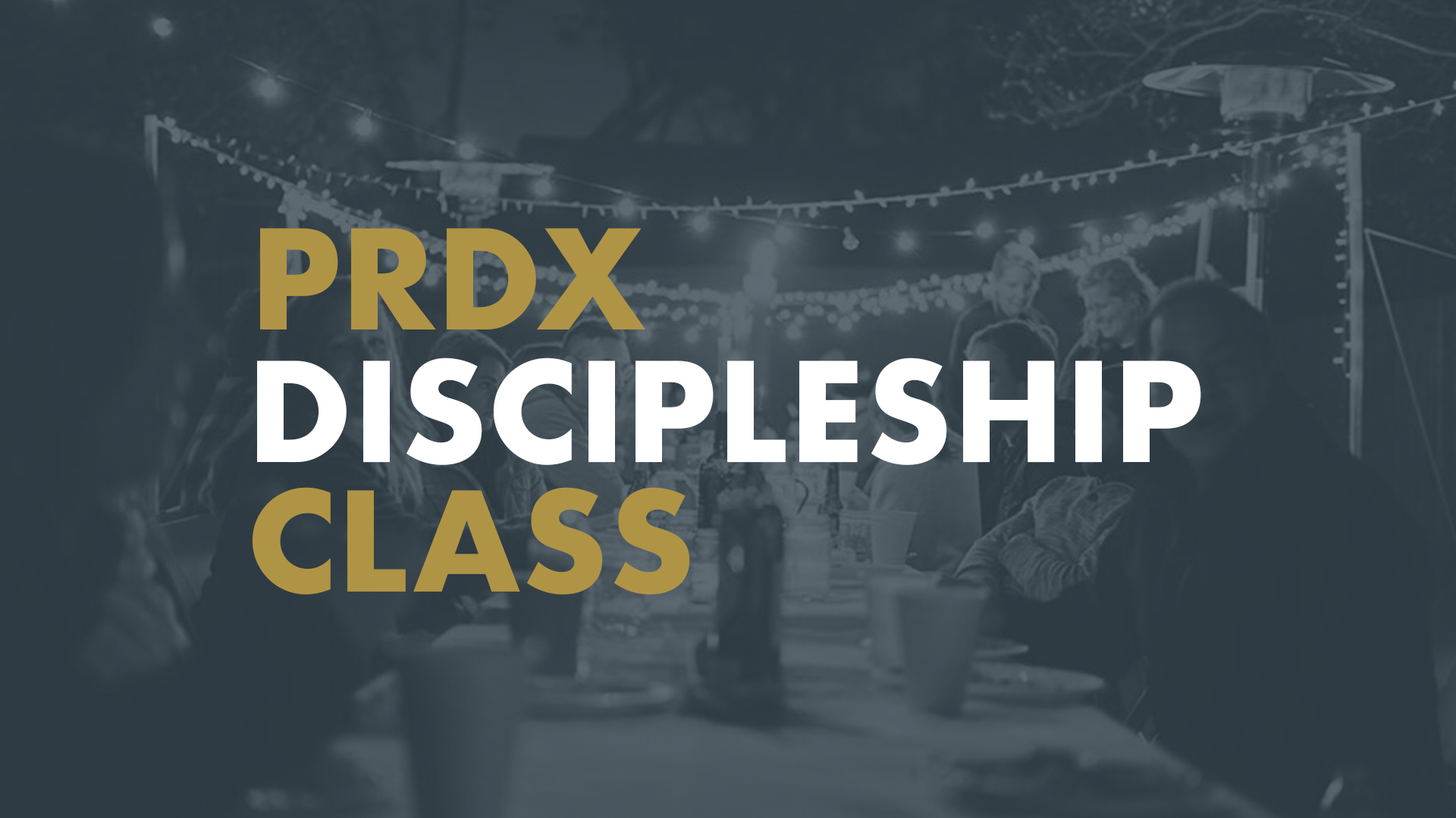 Discipleship class reg