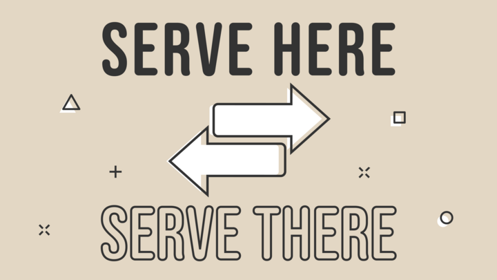 Serve Here Serve There logo