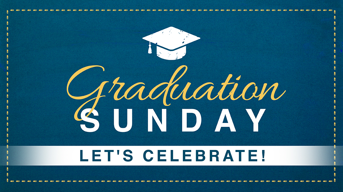 Graduation sunday 16x9 announcement slide
