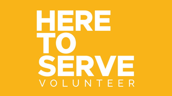 Volunteer to Serve!  logo