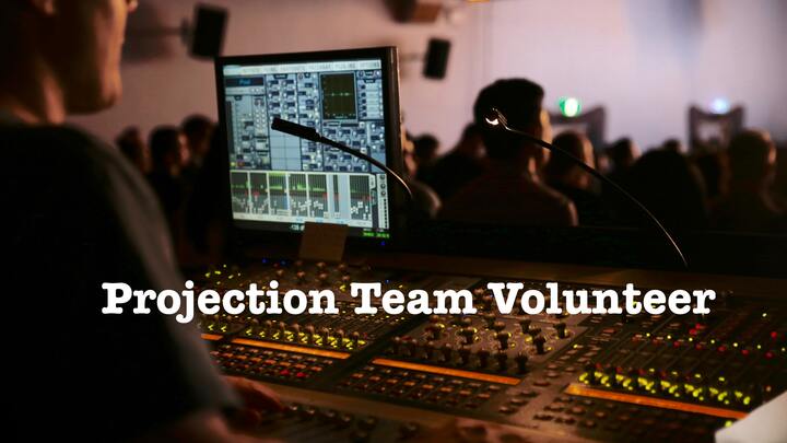 Serve on the Projection Team logo