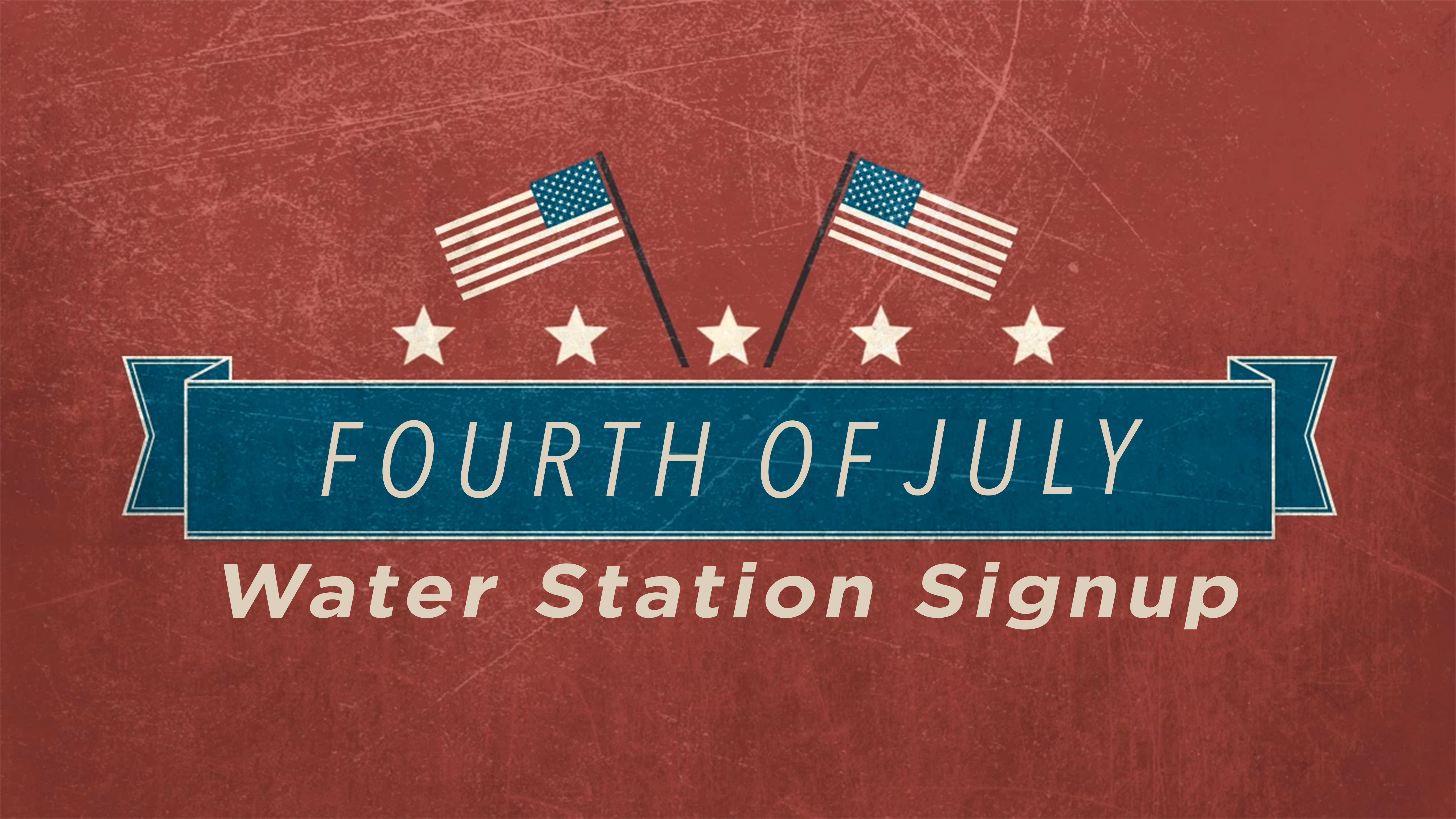 4th of july water station