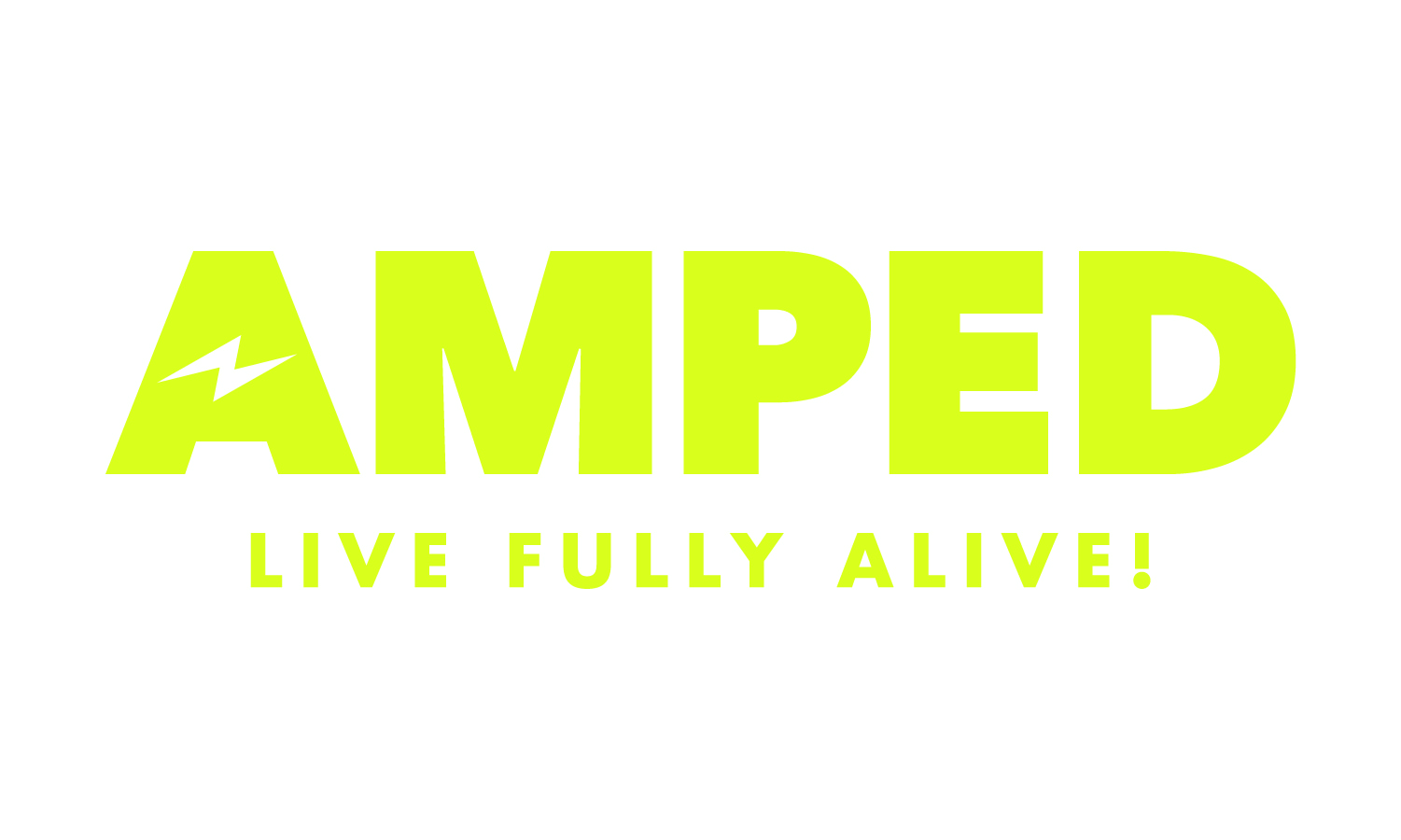 Amped full logo yellow cmyk