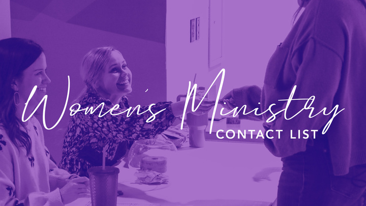 FBC Midlothian Women's Ministry Contact List logo