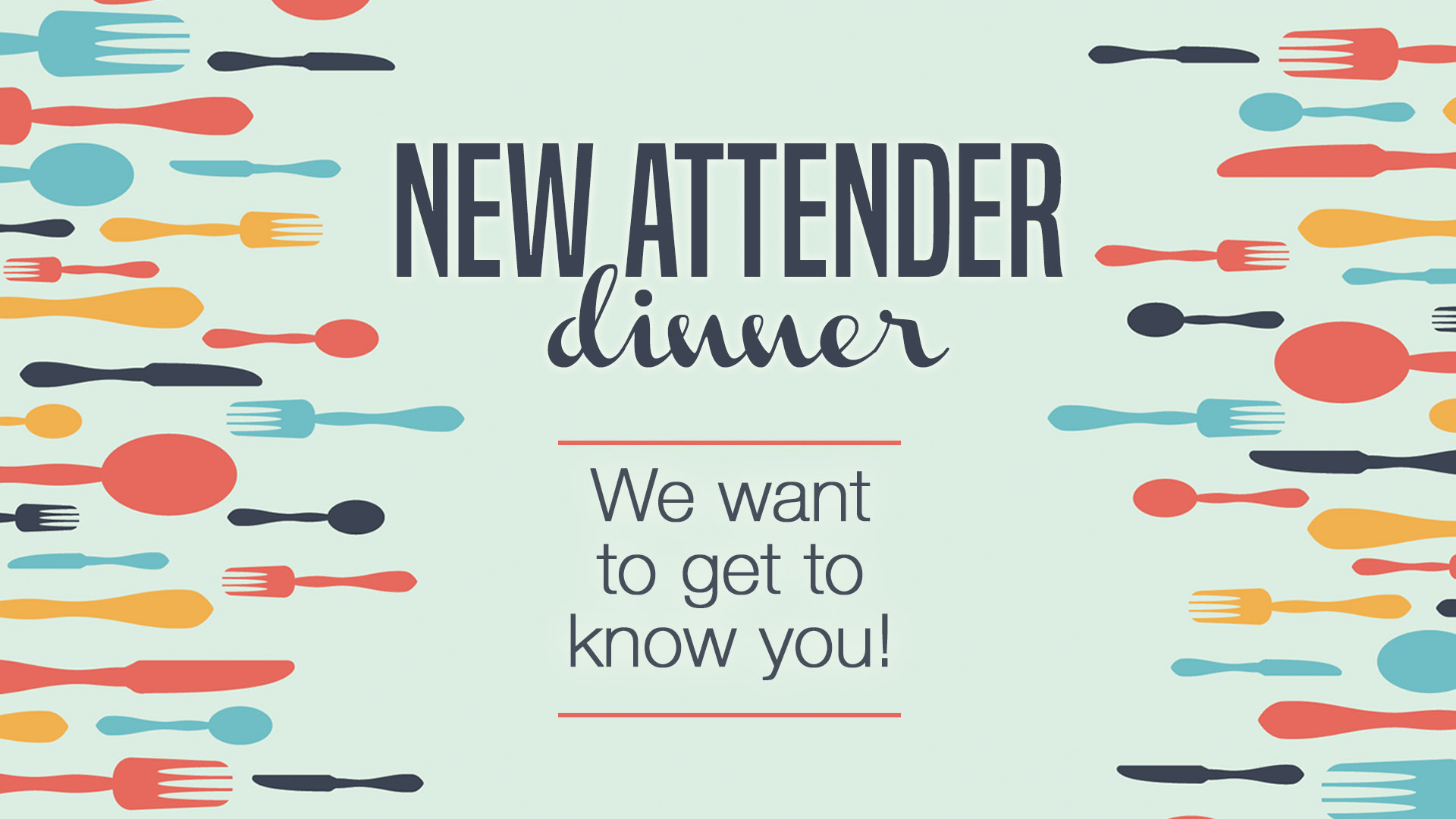 New attender dinner pco