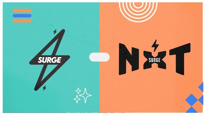SURGE / SURGE NXT Student Ministry logo