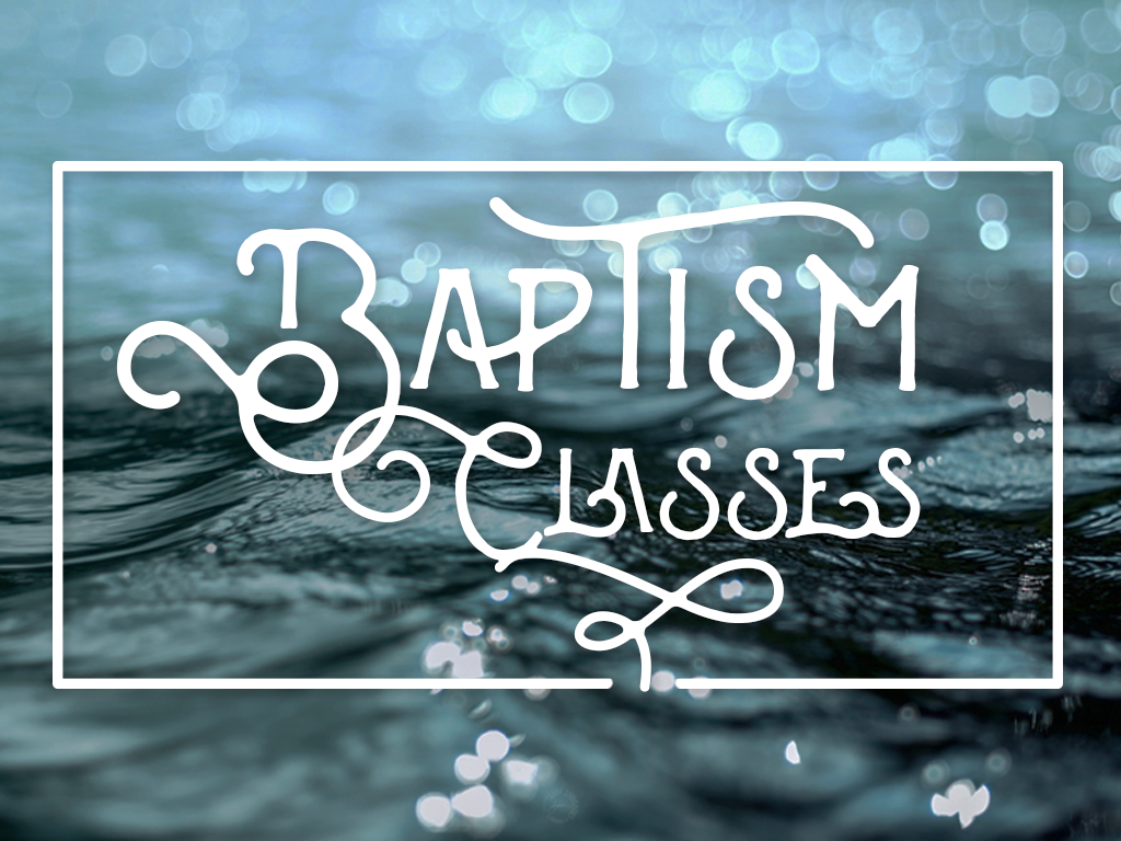 Baptism class 2017 event