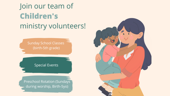 Children's Ministry Volunteer Form logo