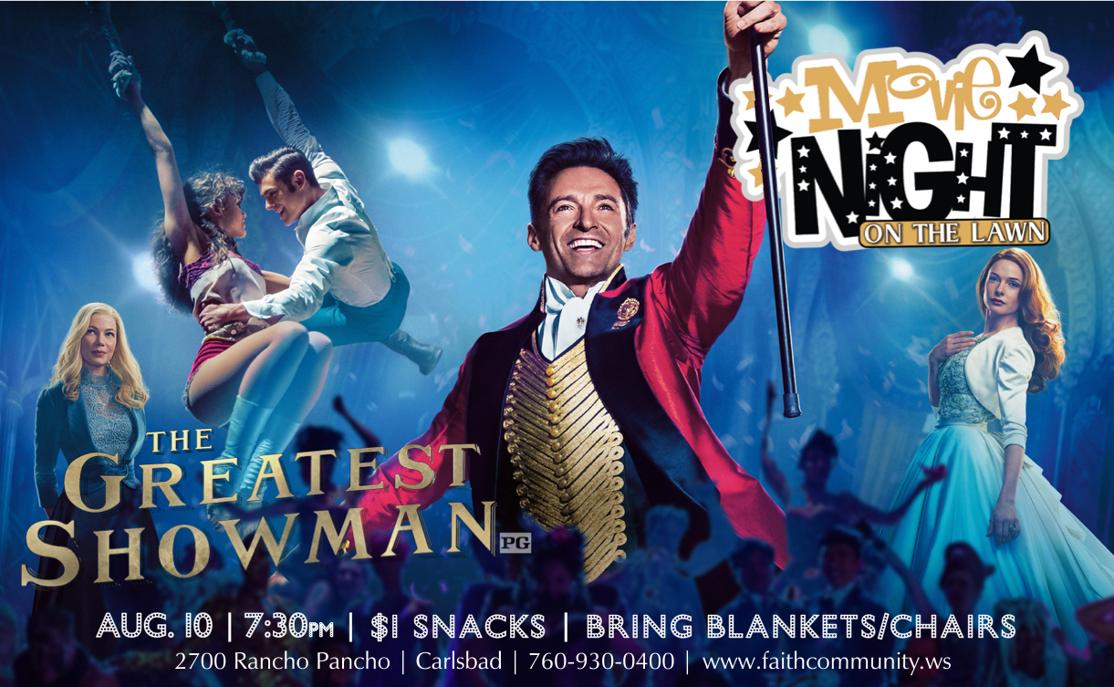 Greatest showman movie night 2018 pco