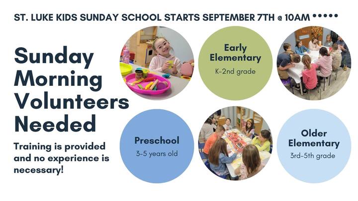 Sunday School Volunteers logo