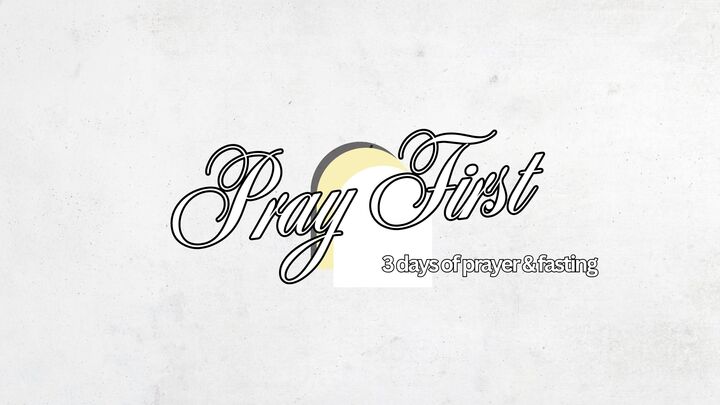 PRAY FIRST logo