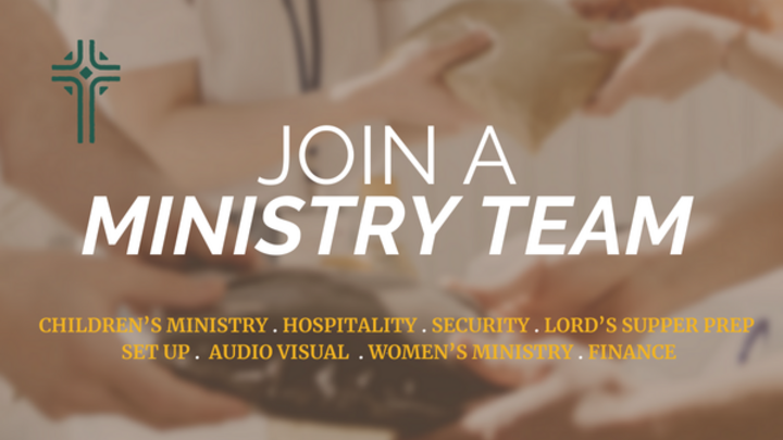 Ministry Team Volunteer Opportunities logo