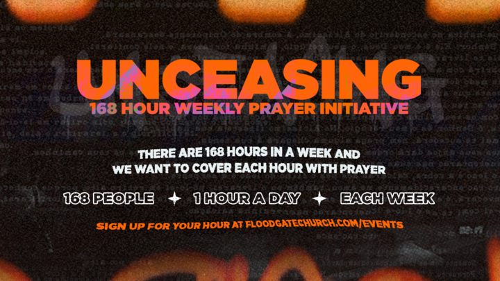 Unceasing: 168 Hours of Prayer Initiative logo