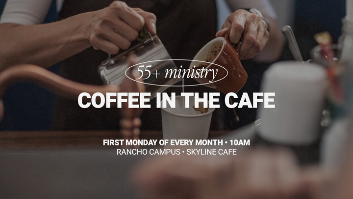 55+ Ministry Coffee In The Cafe logo