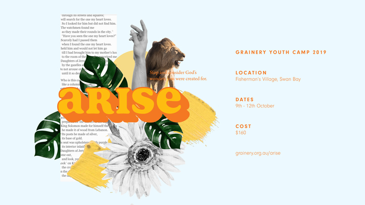 Arise Youth Camp 2019 logo image