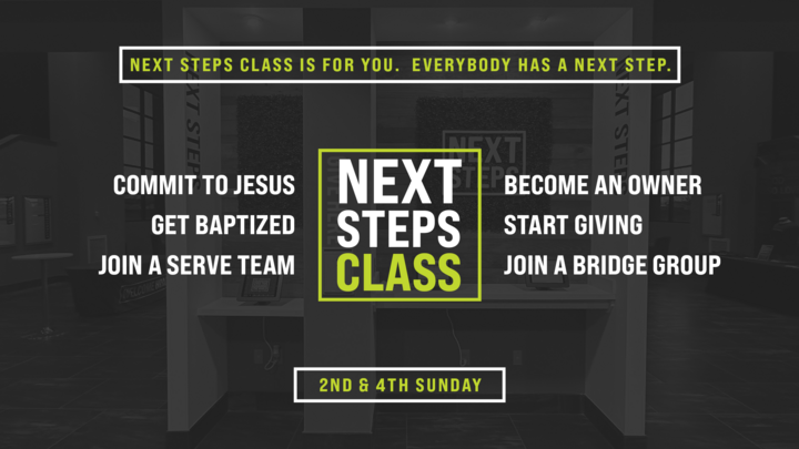 Princeton | Next Steps Class • Find Your Next Step • 2nd & 4th Sundays logo