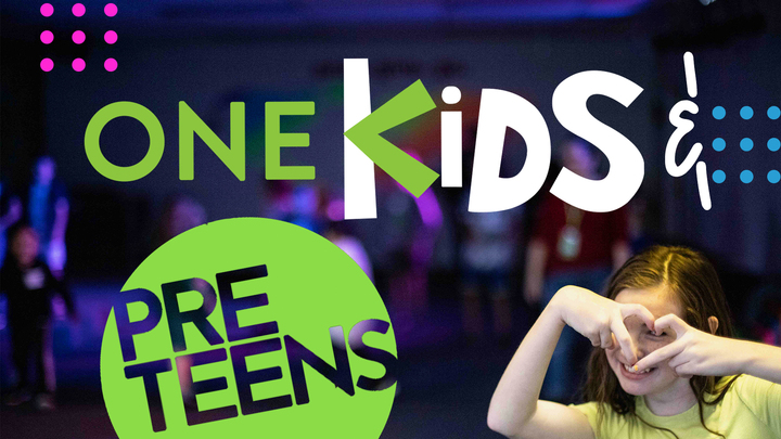 MODESTO: OneKIDS & PRE-TEENS SUNDAYS logo