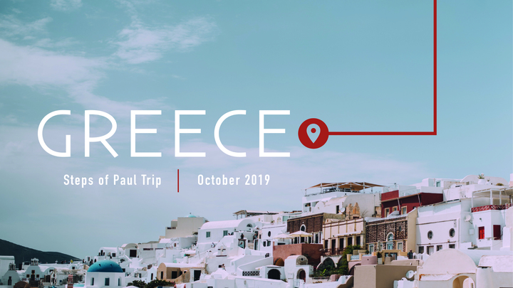 Greece-Steps of Paul Trip October 2019 logo image