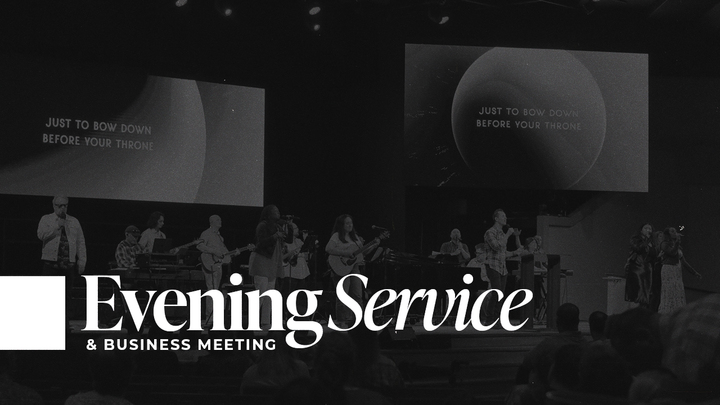 Evening Service & Business Meeting logo