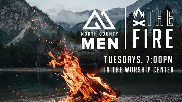 The Fire: Men's Ministry logo