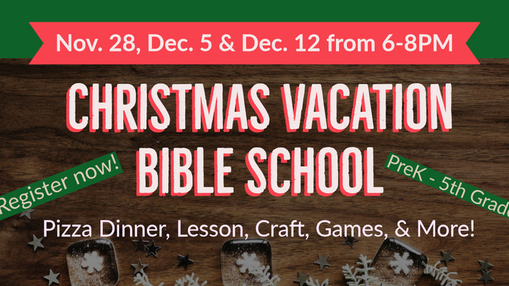 Christmas Vacation Bible School logo image