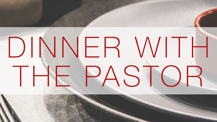 Medium dinner with the pastor