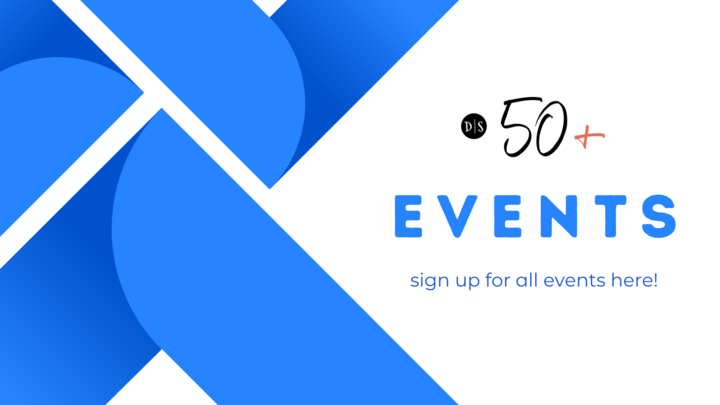 D|S 50+ Events  logo