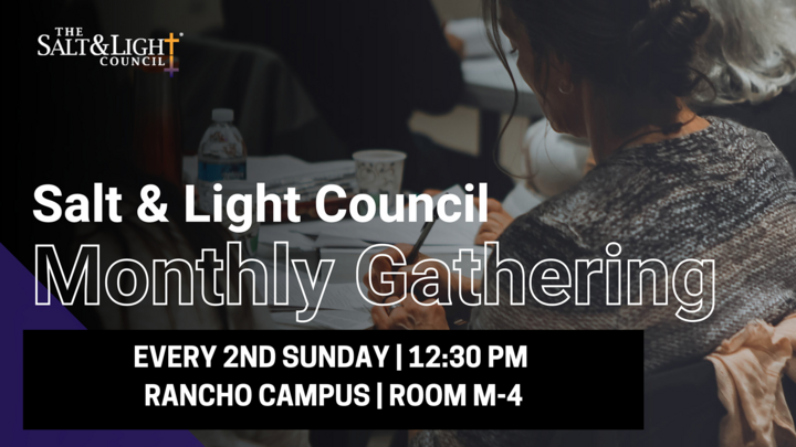 Salt and Light Council Monthly Gathering  logo