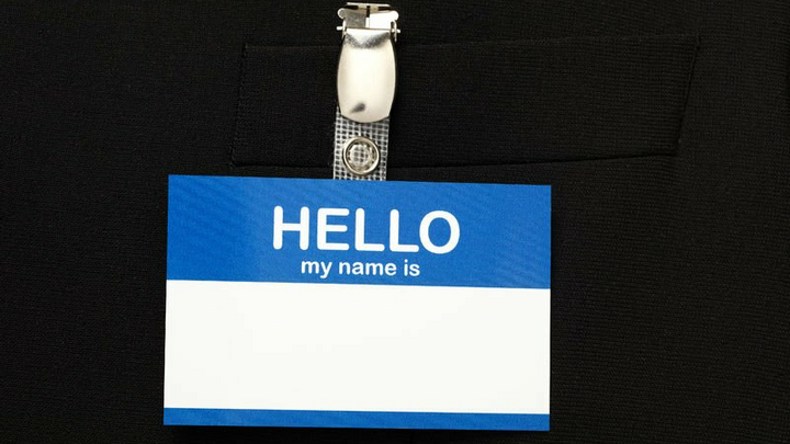 New Name Tag Request logo