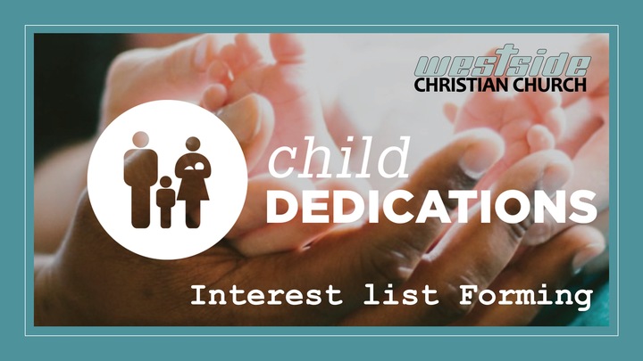 2025 Child dedications Interest list logo