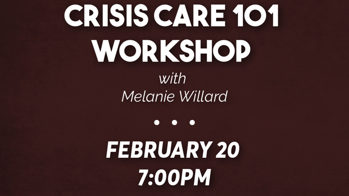 Medium crisis care registration banner