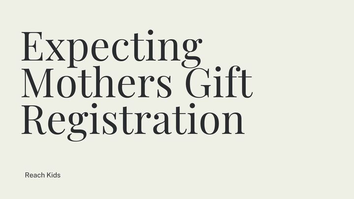Expecting Mothers Gift Registration  logo