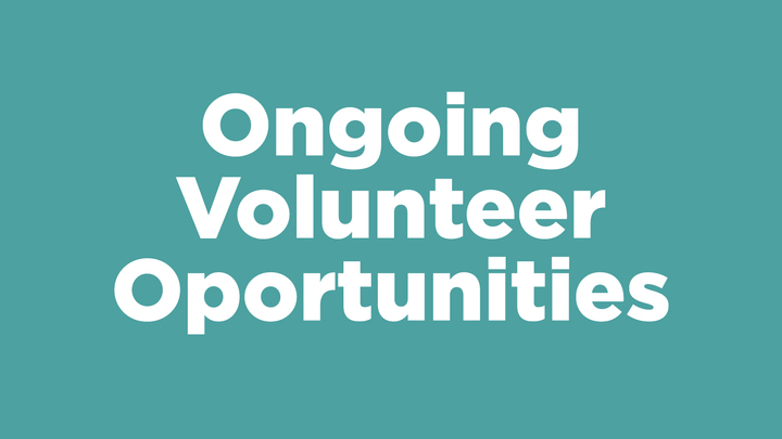 Ongoing VOLUNTEER Opportunities logo