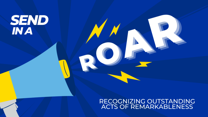 Give Us A R.O.A.R.! (Church) logo