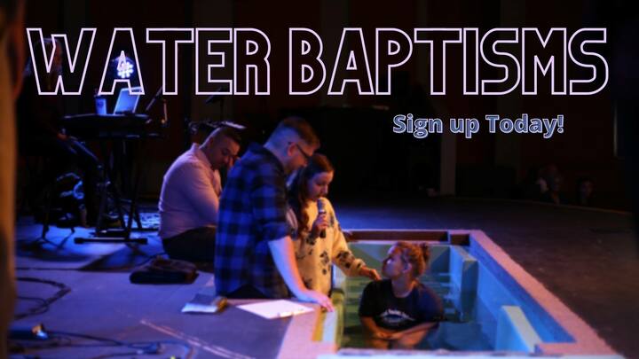 Water Baptism Signup logo