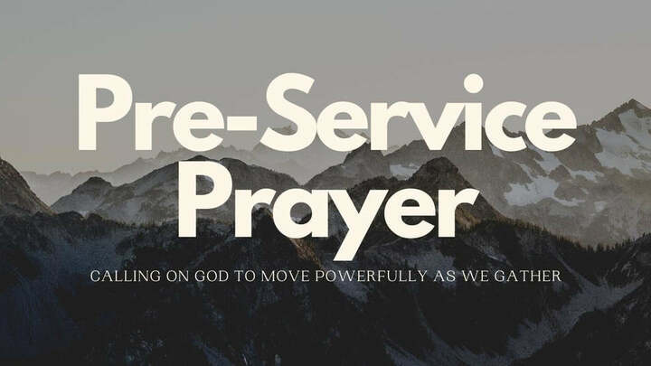 Sunday Pre-Service Prayer logo