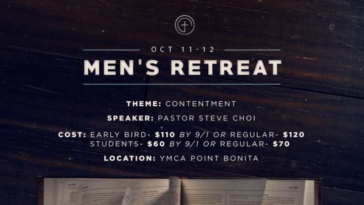2019 Men's Retreat logo image