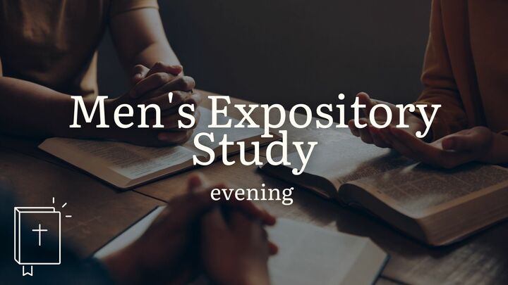 Men's Expository Study: 1 Timothy logo