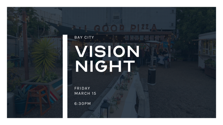 Vision Night at All Good Pizza logo image