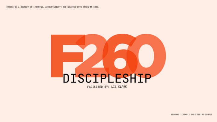Monday Morning Women's Bible Study: F260 Discipleship logo