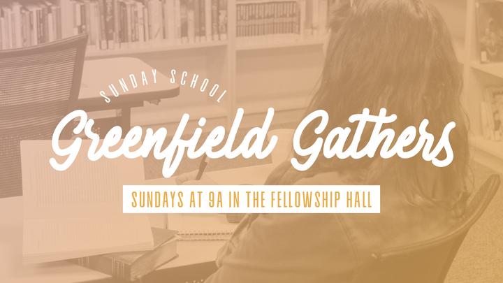 Church. Greenfield Gathers logo