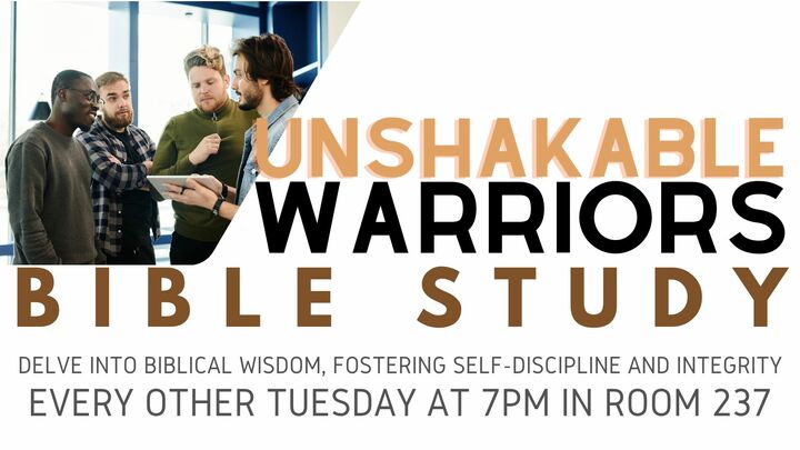Unshakable Warriors Men's Purity Bible Study Group [Every other Tuesday at 7pm] logo